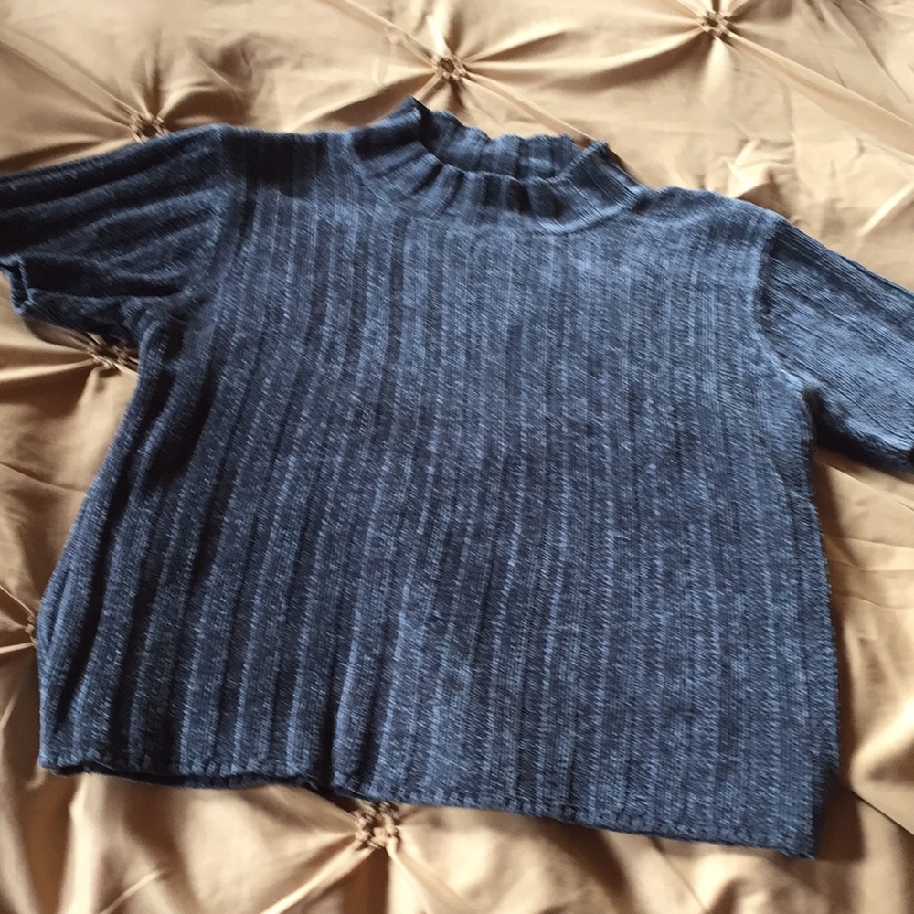 Greenish blue top